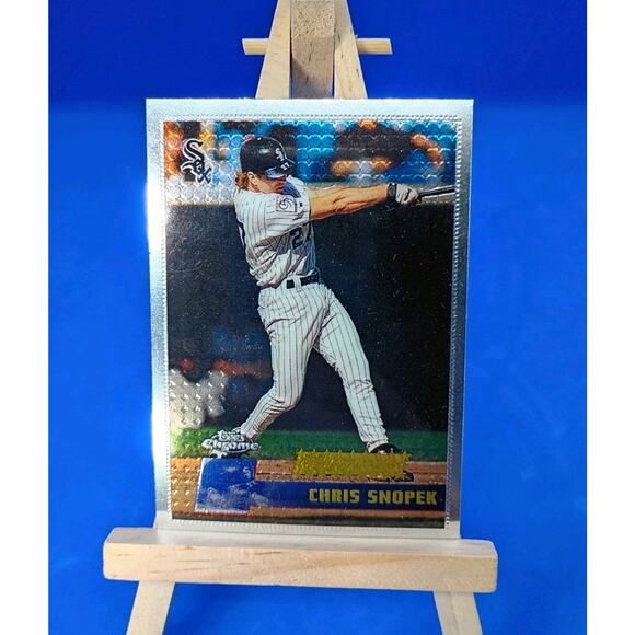 1996 1st First Topps CHROME #137 Chris Snopek RC "Iconic Set" - Picture 1 of 6